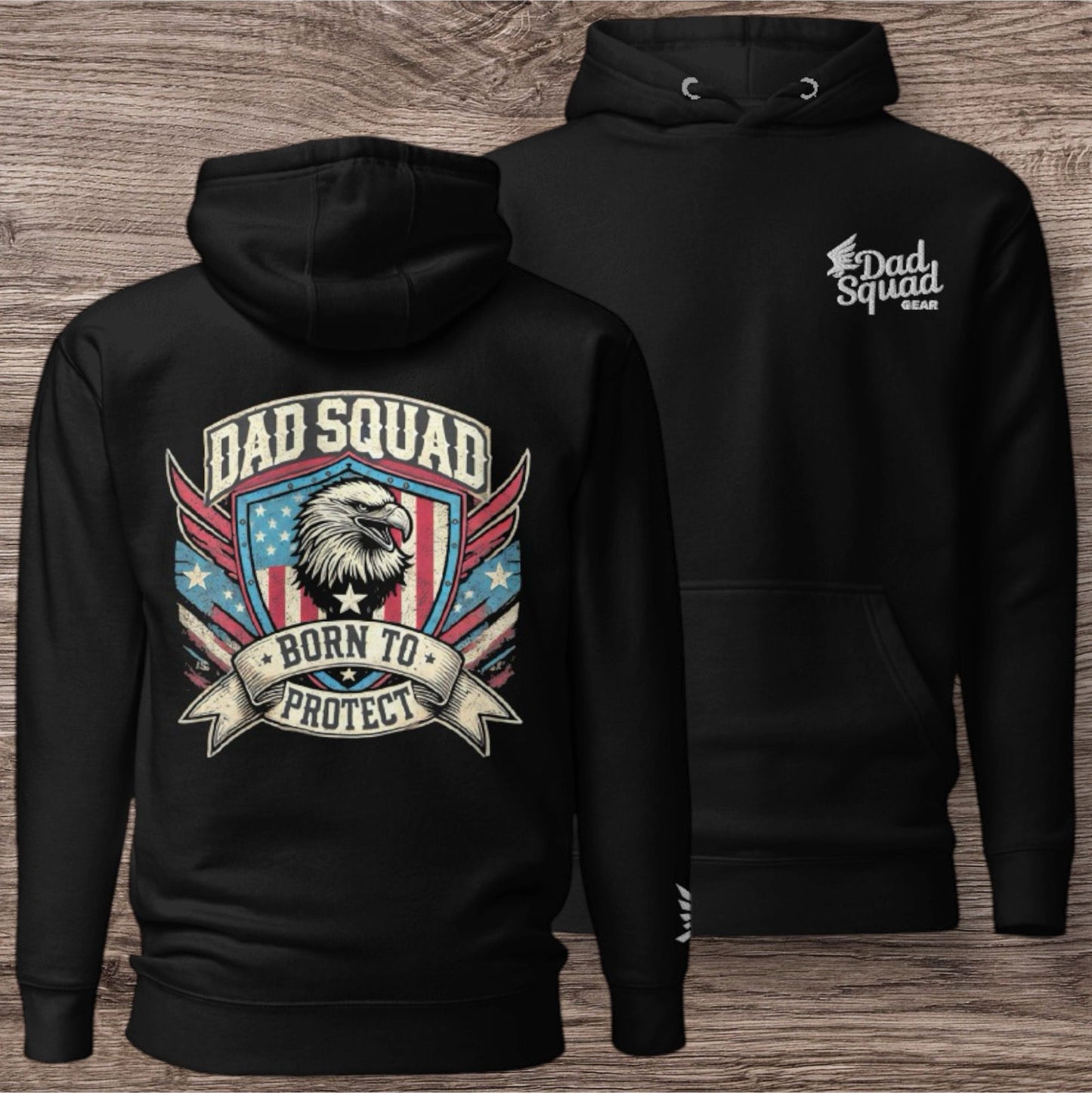 Dad Squad Premium Hoodie - Born To Protect