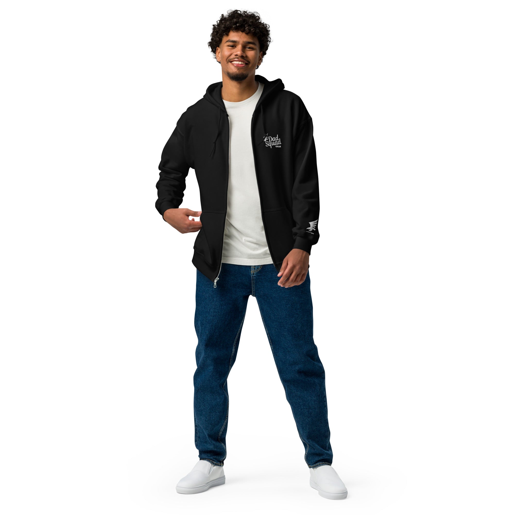 Dad Squad Gear Premium Zip Hoodie