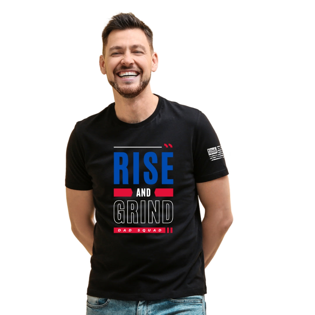 Dad Squad Short-Sleeve T-Shirt - Rise and Grind