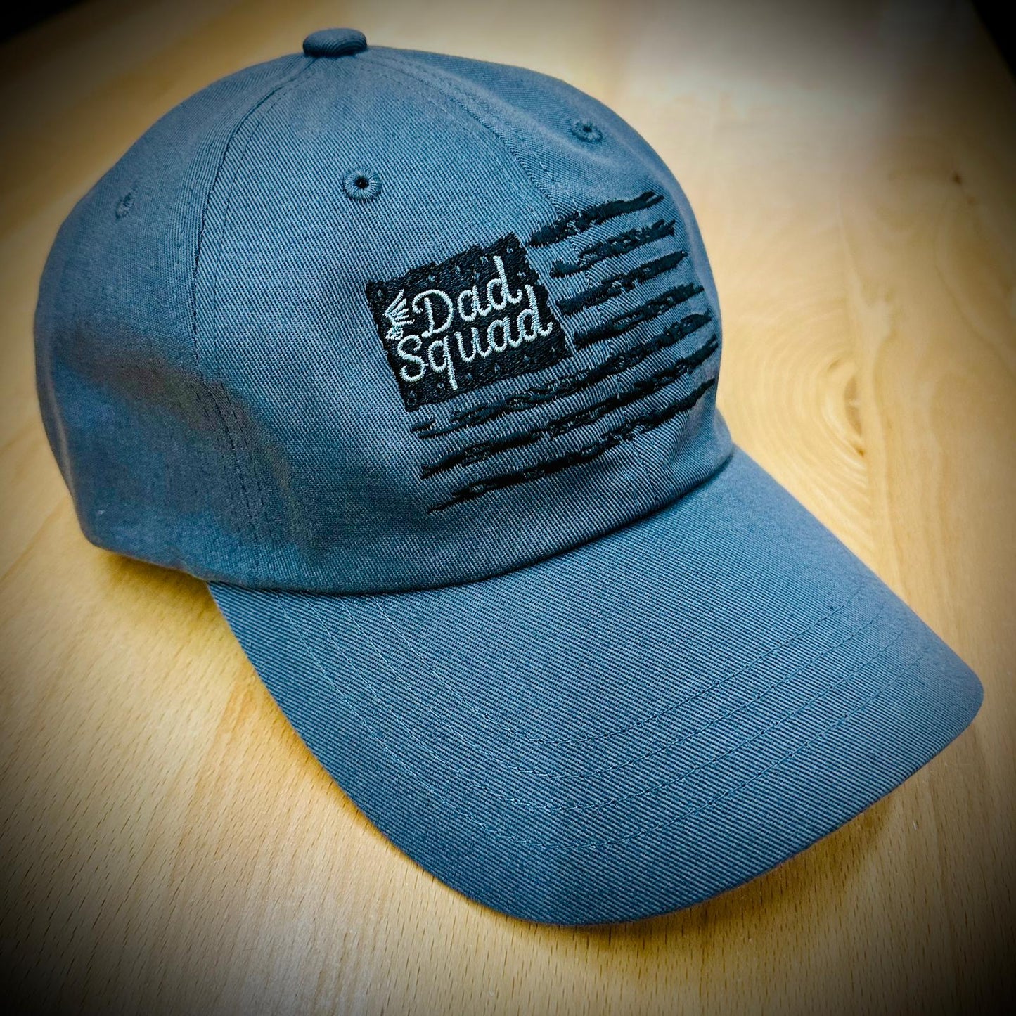 Dad Squad Classic Low Profile Dad Hat - Charcoal