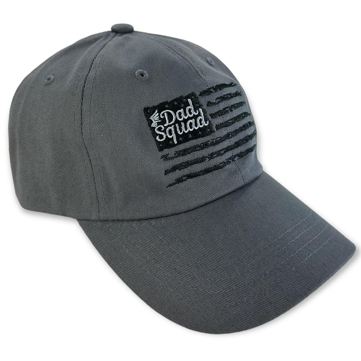 Dad Squad Classic Low Profile Dad Hat - Charcoal