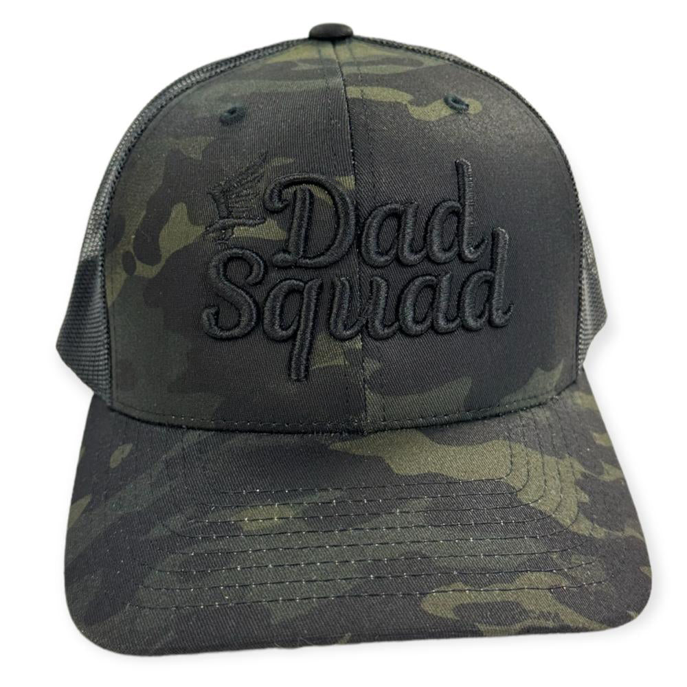 Dad Squad Mid Rise Trucker Cap - MultiCam Black™