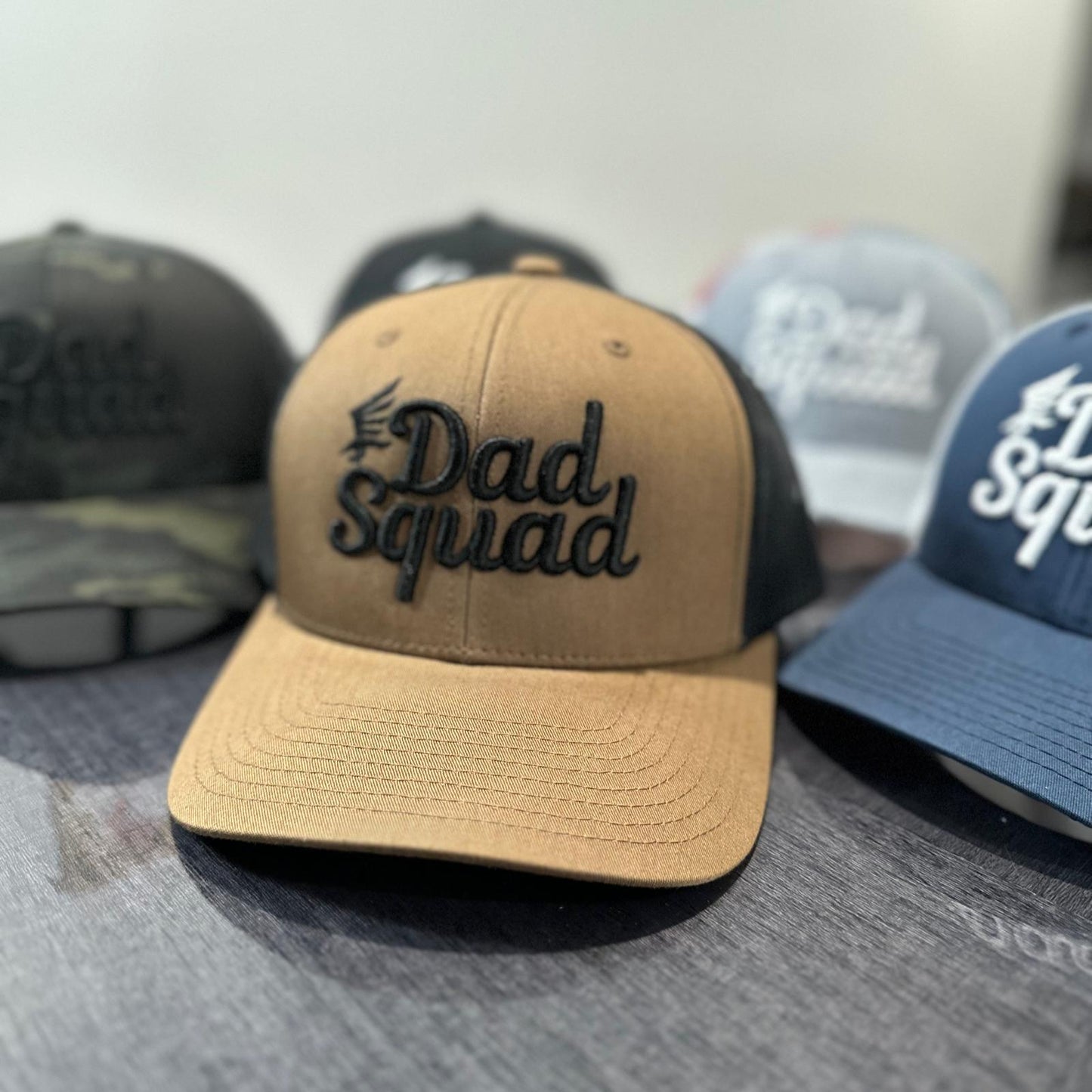 Dad Squad Mid Rise Trucker Cap - Nightingale