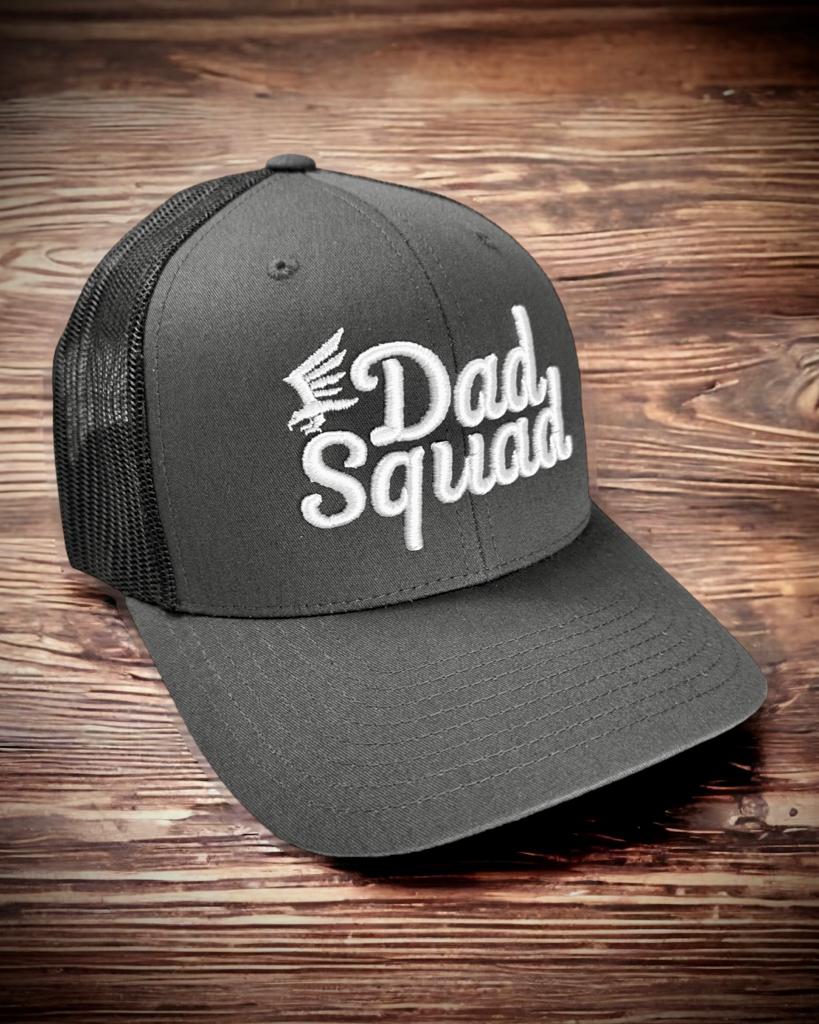 Dad Squad Trucker Hat - Charcoal