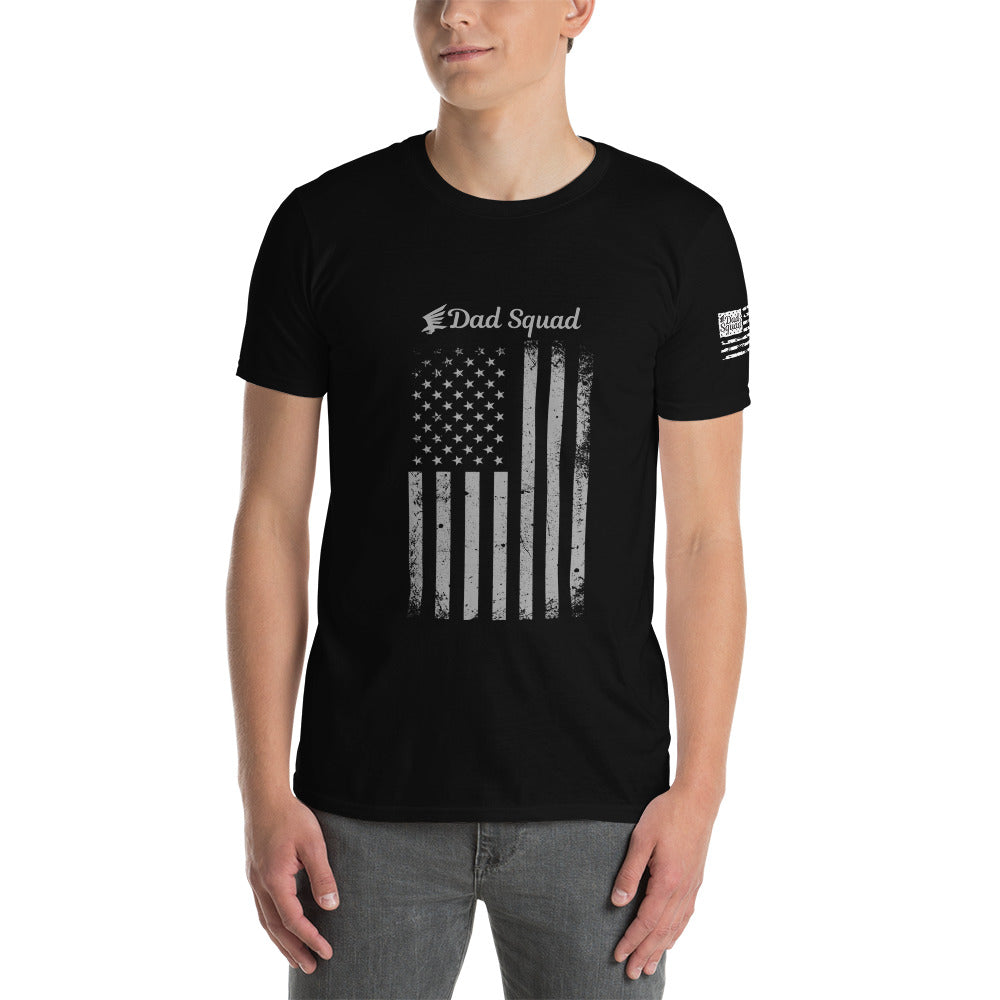 Dad Squad Short-Sleeve T-Shirt - Flag